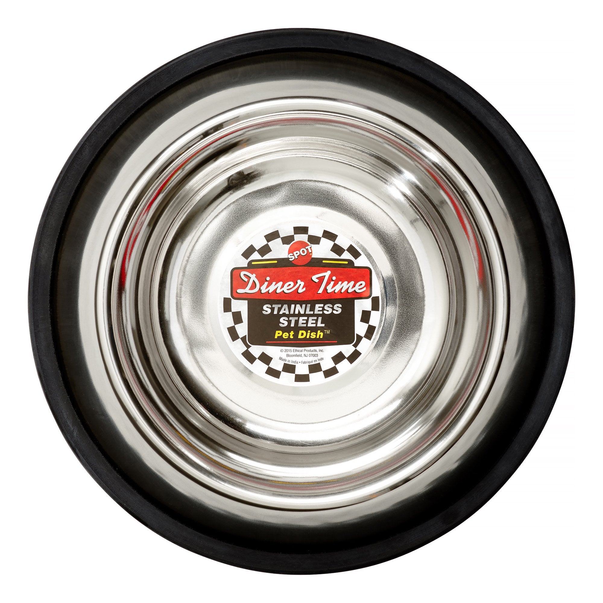 Ethical SPOT Stainless Steel No-Tip Mirror Finish Dog Bowl Dish