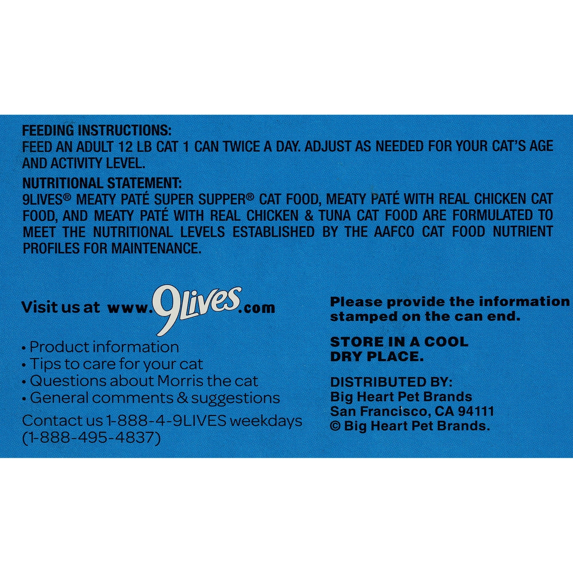 9Lives Pate Favorites Chicken and Tuna Canned Cat Food - Variety Pack - 5.5 Oz - Case of 12