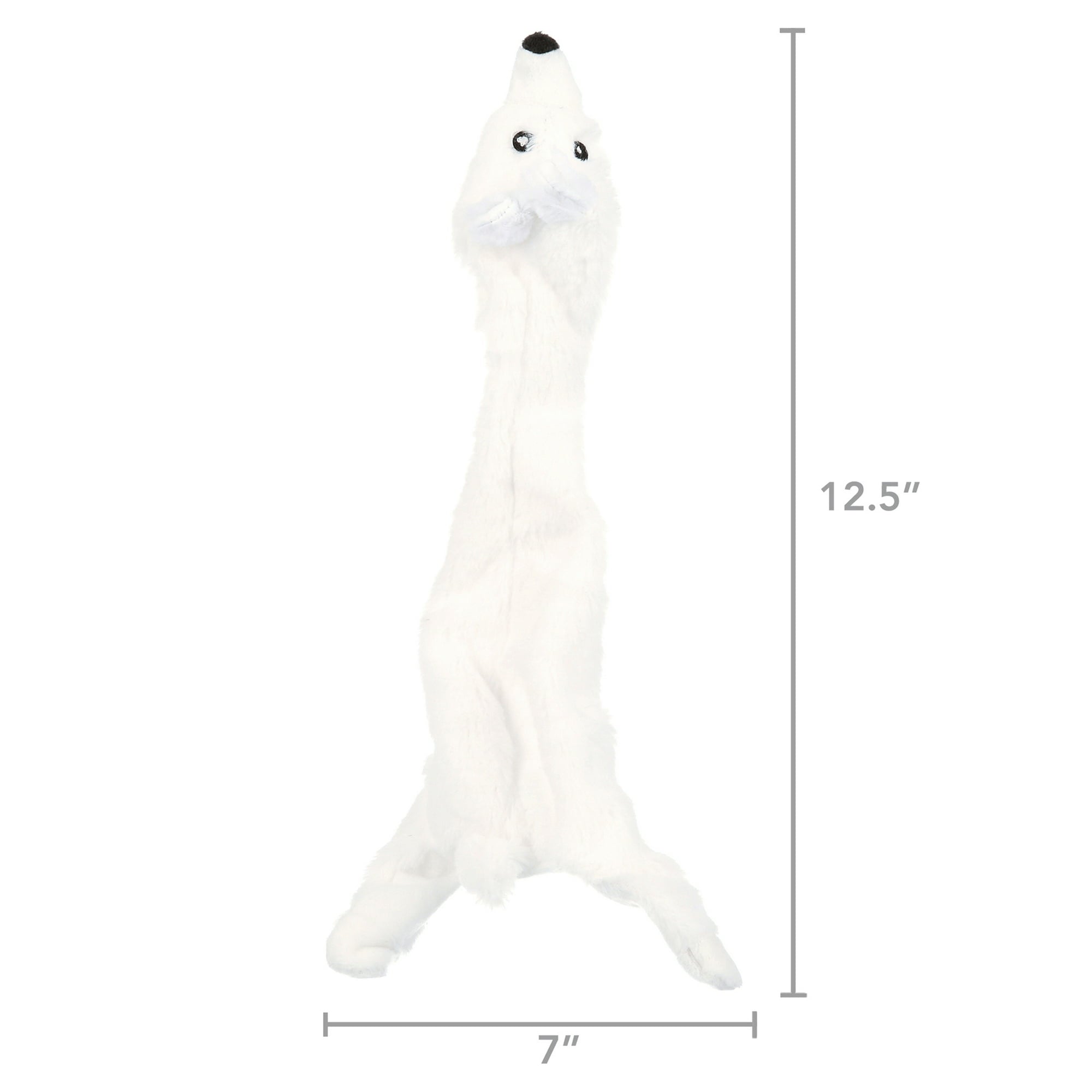 Ethical SPOT Skinneeez Stuffing-Free Arctic Animal Squeak and Soft Dog Toy - 15 Inch