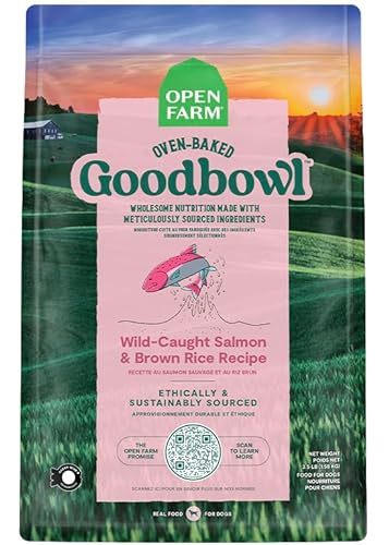 Open Farm Goodbowl Wild-Caught Salmon and Brown Rice Oven-Baked Small-Batch Dry Dog Food - 3.5 Lbs Default Title