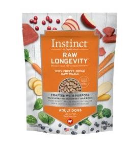 Longevity Healthy Aging Beef Bites Adult 7+ 100% Freeze-Dried Raw Dog Food 16 Ounce