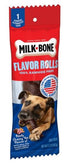 Milk-Bone Rawhide-Free Flavor Rolls Beef and Cheese Natural Dog Chews - 2.2 Oz - 1 Count - Case of 15 Default Title