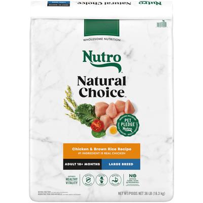 Nutro Natural Choice Chicken and Brown Rice Large-Breed Adult Dry Dog Food - 36 Lbs Default Title