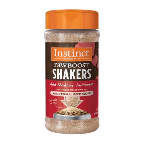 Instinct Raw Boost Shakers Grain-Free Beef Powder Freeze-Dried Raw Dog Food Topper - 5.5 Oz Default Title