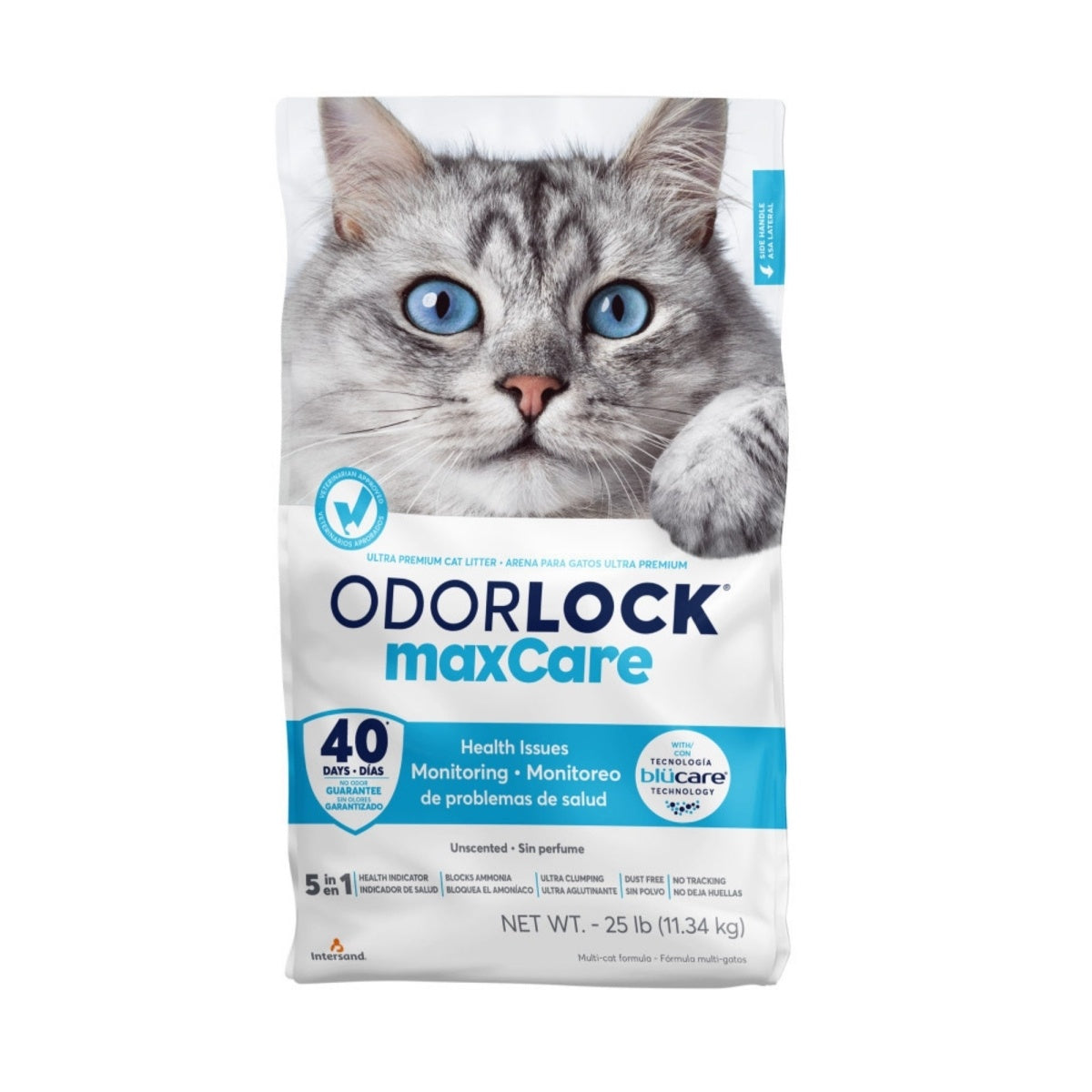Intersand OdorLock MaxCare Ultra-Premium Clay Clumping Cat Litter - 25 Lbs Default Title