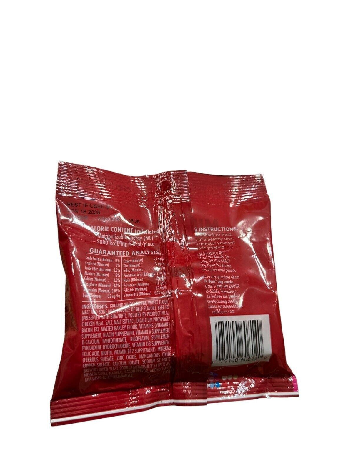 Milk-Bone Flavor Snacks Minis On-The-Go Bone Dog Biscuit Treats - 2.5 Oz - Case of 20