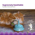 Outward Hound Catstages 2-In-1 Spring Feathers and Bells Stand-alone Interactive Cat Toy