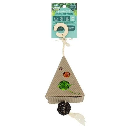 Oxbow Enriched Life Pyramid Treat Hanger Cage Accessory Small Animal Toy Default Title