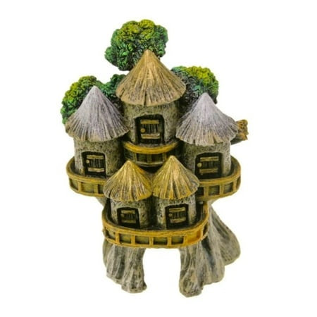 Blue Ribbon Exotic Environments Tree House Village Aquarium Ornament Default Title