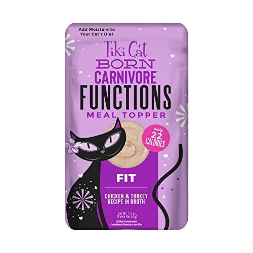 Tiki Cat Solutions Light Fit +Function Chicken and Turkey in Broth Supplemental Wet Cat Food Topper Pouch - 1.5 Oz - Case of 12 Default Title