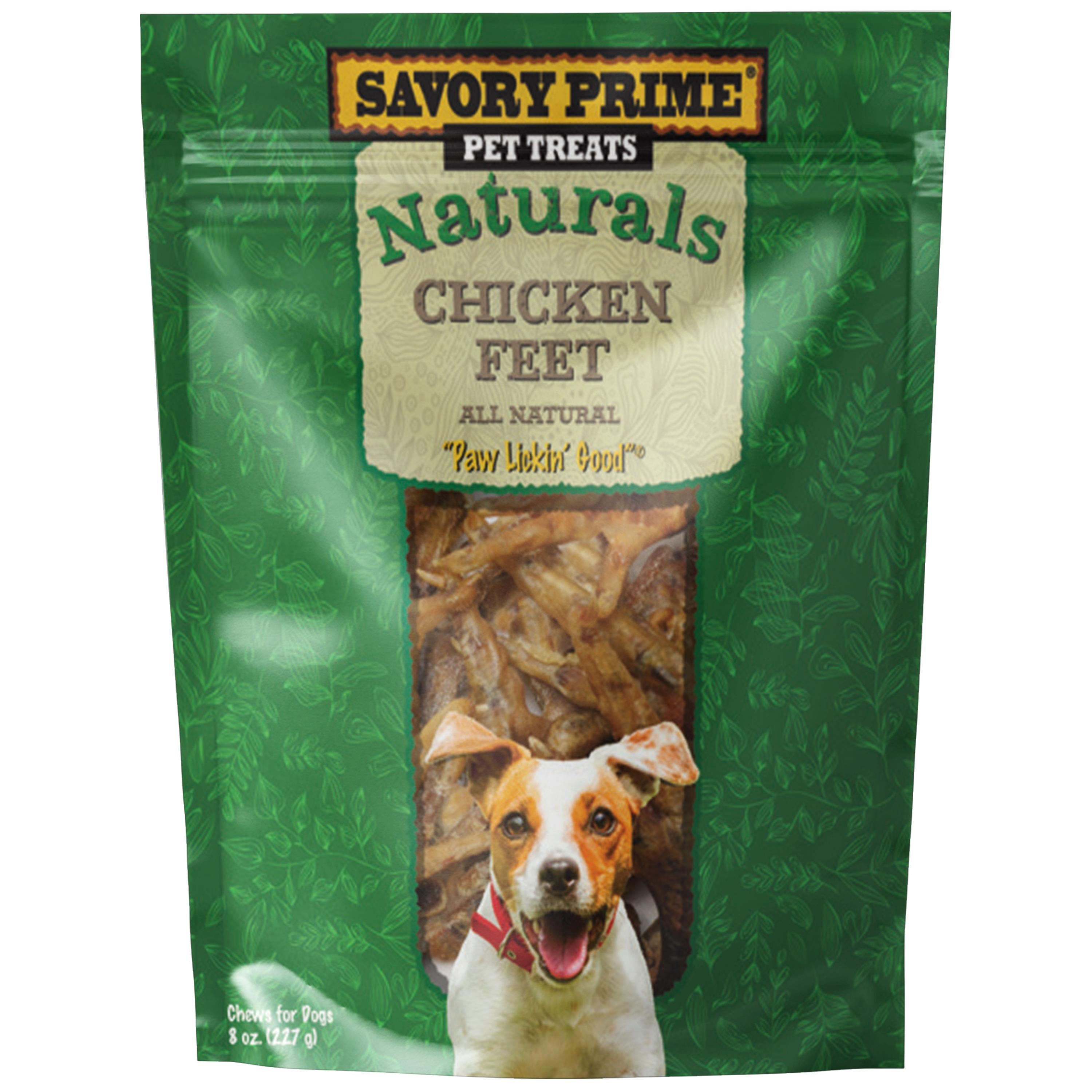 Savory Prime Naturals Chicken Feet Natural Dog Chews - 8 Oz Default Title