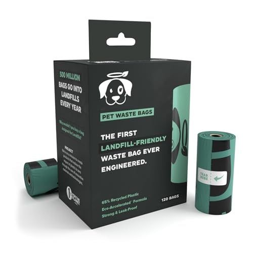 Doggy Do Good Zero Waste Landfill Friendly Recycled Unscented Plastic Dog Wastebags 120 Count