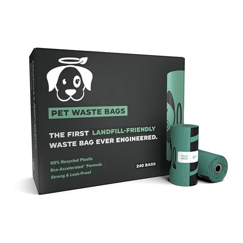Doggy Do Good Zero Waste Landfill Friendly Recycled Unscented Plastic Dog Wastebags 240 Count