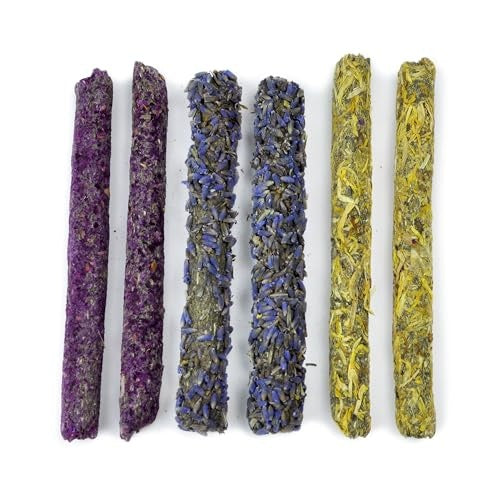 Prevue Pet Products Naturals Scented Flower Chew Sticks Small Animal Toy