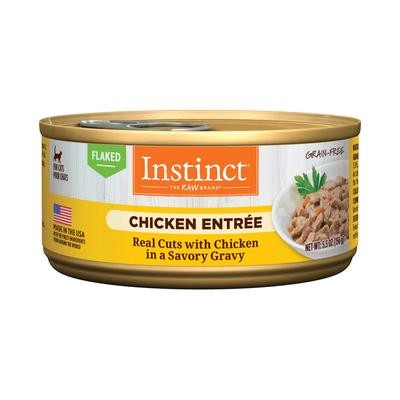 Instinct Grain-Free Flaked Chicken Entree in Gravy Wet Canned Cat Food 5.5 Oz - Case of 12