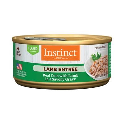 Instinct Grain-Free Flaked Lamb Entree in Gravy Wet Canned Cat Food 5.5 Oz - Case of 12