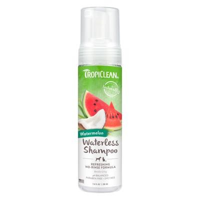 Tropiclean Watermelon and Coconut Deodorizing Waterless Cat and Dog Shampoo Spray - 7.4 Oz