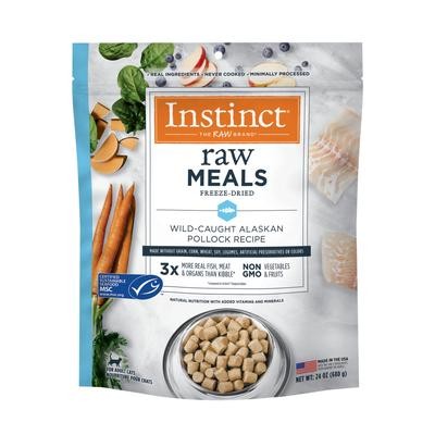 Instinct Raw Meals Natural Grain-Free Wild-Caught Pollock Freeze-Dried Cat Food - 24 Oz Default Title