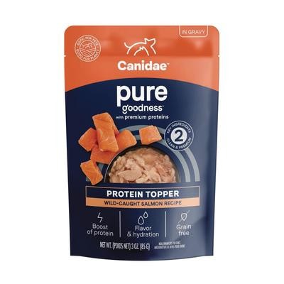 Canidae Pur Goodness Wild Caught Salmon in Gravy Wet Dog Food Topper - 3 Oz - 12 Pack Default Title