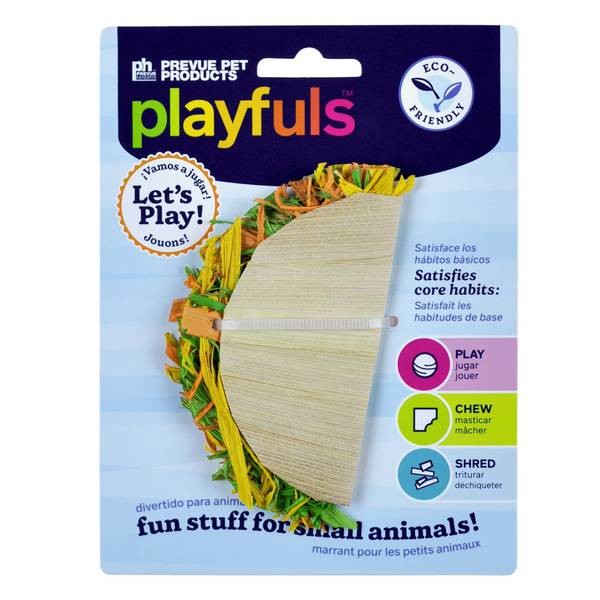 Prevue Pet Products Playfuls Taquito Forage Chew and Shred Small Animal Toy Default Title