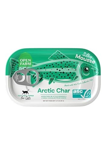 Open Farm Grain-Free Icelandic Arctic Char Silky Mousse Canned Cat Food Topper - 3.17 Oz - Case of 17 Default Title