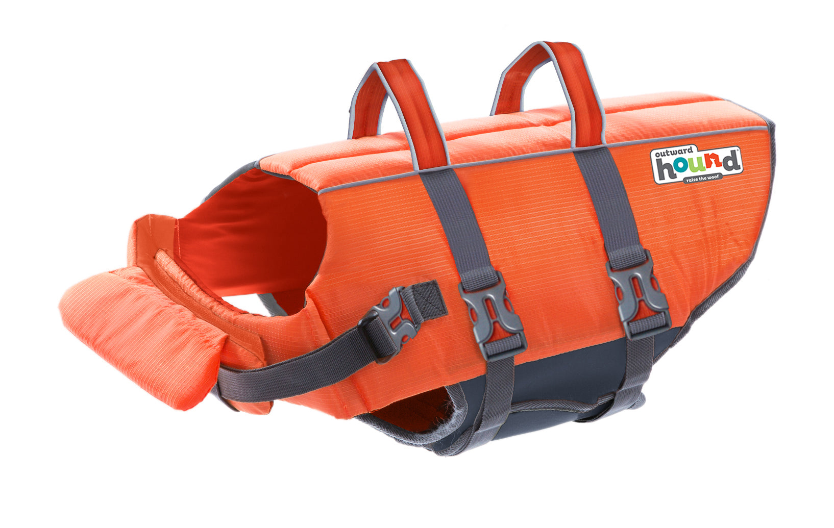 Outward Hound Granby High-Bouyancy Boating and Swimming Dog Life Jacket - Orange Extra Small