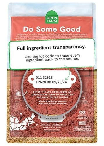 Open Farm High-Protein Salmon and Ancient Grains Puppy Formula  Dry Dog Food - 22 Lbs