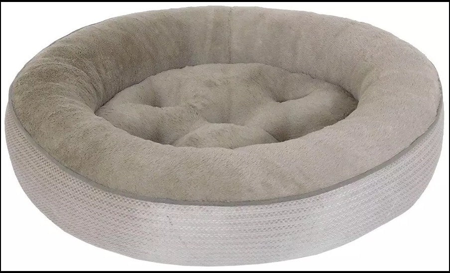 Arlee Duncan Oval Dog Bed - Gray - L:42 X W:31 X H:10 - 3 Count Default Title