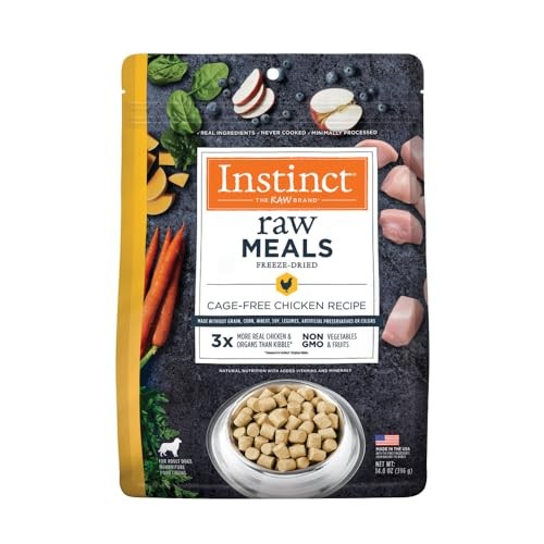 Instinct Raw Meals Chicken Adult Freeze-Dried Dog Food 14 Ounce