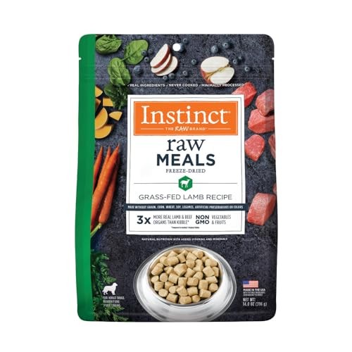Instinct Raw Meals Lamb Adult Formula Freeze-Dried Dog Food 14 Ounce