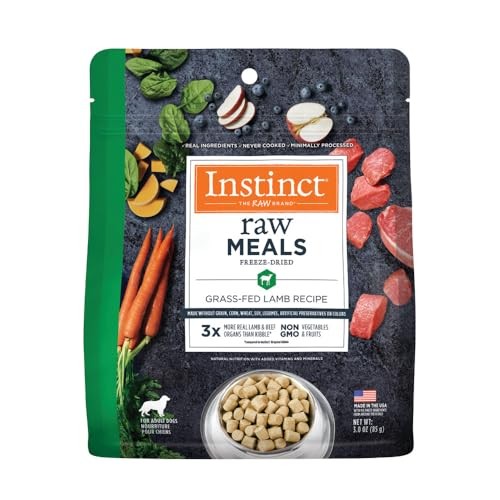 Instinct Raw Meals Lamb Adult Formula Freeze-Dried Dog Food 3 Ounce