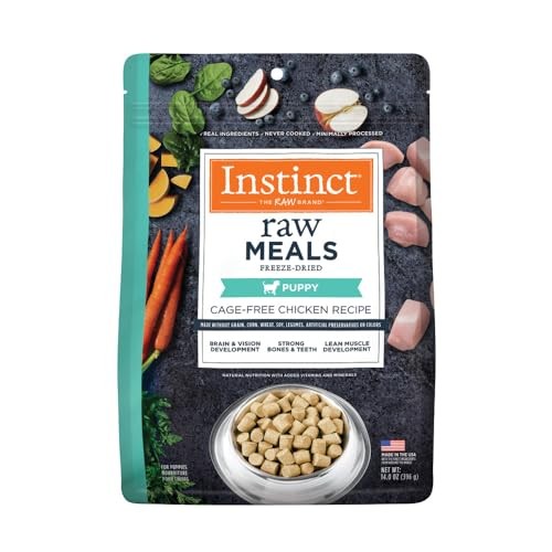 Instinct Raw Meals Chicken Puppy Formula Freeze-Dried Dog Food 14 Ounce