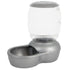 Petmate ReplenDish Cat and Dog Gravity Pet Feeder and Contaniner with Microban - Gray/White - 2 Lbs Default Title
