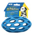 JW Pet HOL-EE Football Puzzle Fetch and Tug Chew Rubber Dog Toy - Assorted Color Medium