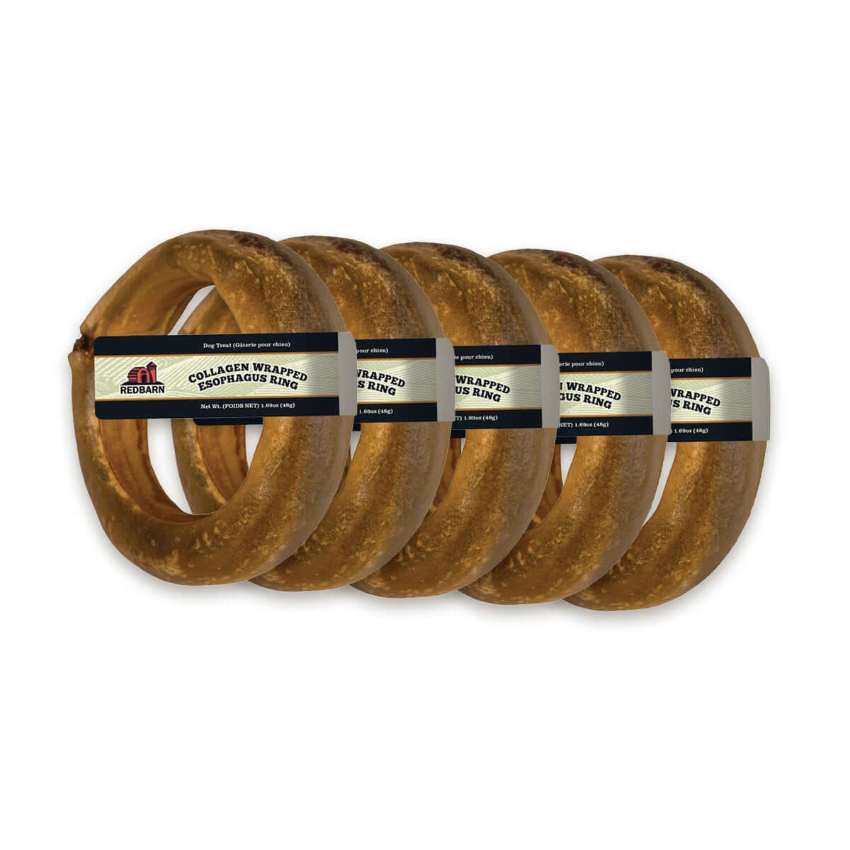 Red Barn Collagen Wrapped Wrap Esophagus Ring Natural Dog Chew Default Title