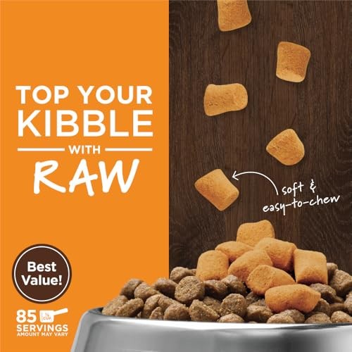 Instinct Raw Boost Mixers Gut Health Grain-Free Chicken and Pumpkin Freeze-Dried Raw Dog Food Topper - 23 Oz