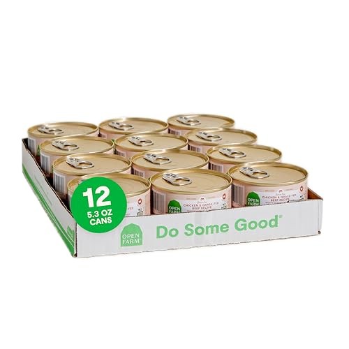 Open Farm Grain-Free Chicken and Grass-Fed Beef Pate Canned Cat Food 5.3 Oz - Case of 12