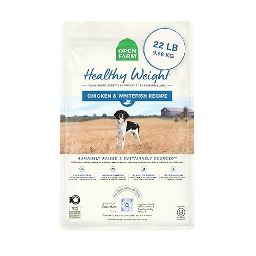 Open Farm Healthy Weight High-Protein Chicken and Whitefish Recipe Dry Dog Food - 22 Lbs Default Title