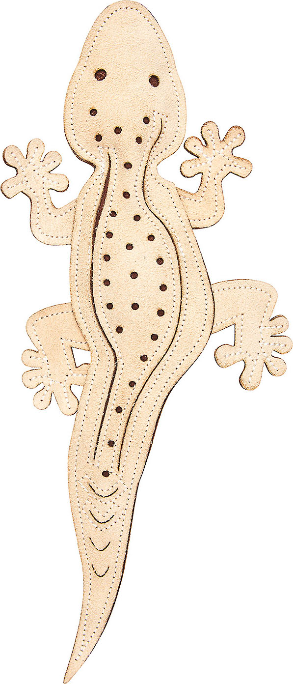 Ethical SPOT Skinneeez Stuffing-Free Leather Snake Squeak Dog Toy Small - 15 Inch