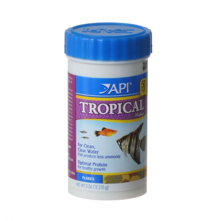 API Tropical Freshwater Fish Food Flakes .36 Ounce
