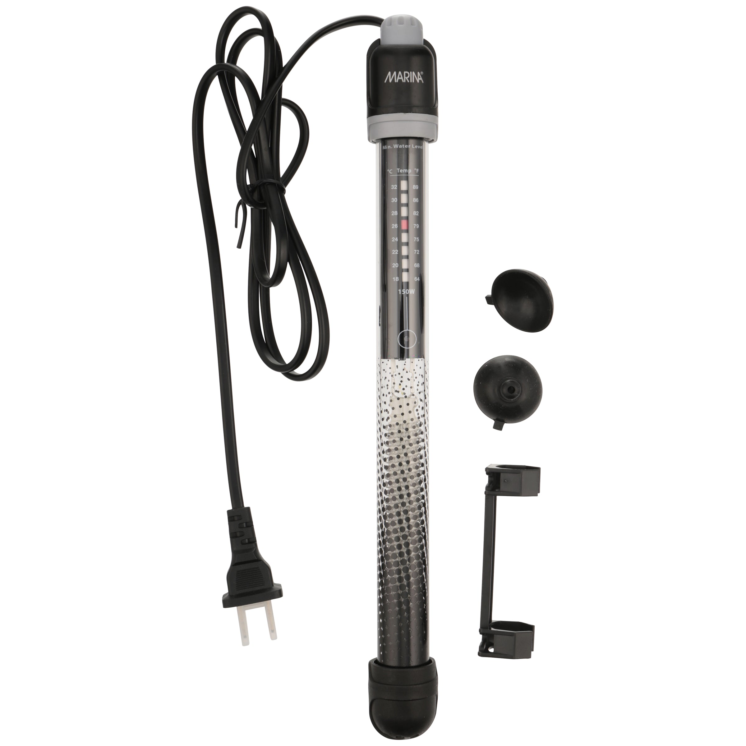 Hagen Marina Submersible Glass Aquarium Heater - 10.5 Inch 150 Watt - 30-40 Gallon