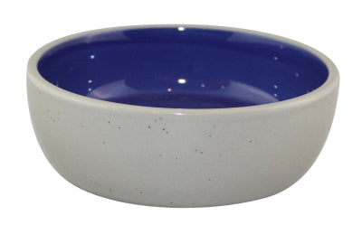 Ethical SPOT Standard Ceramic Stoneware Crock Saucer Whisker-Friendly Cat Bowl - Blue - 5 Inch Default Title