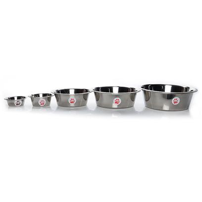 Loving Pets Standard Stainless Steel Cat and Dog Dish Bowl 2 Quarts