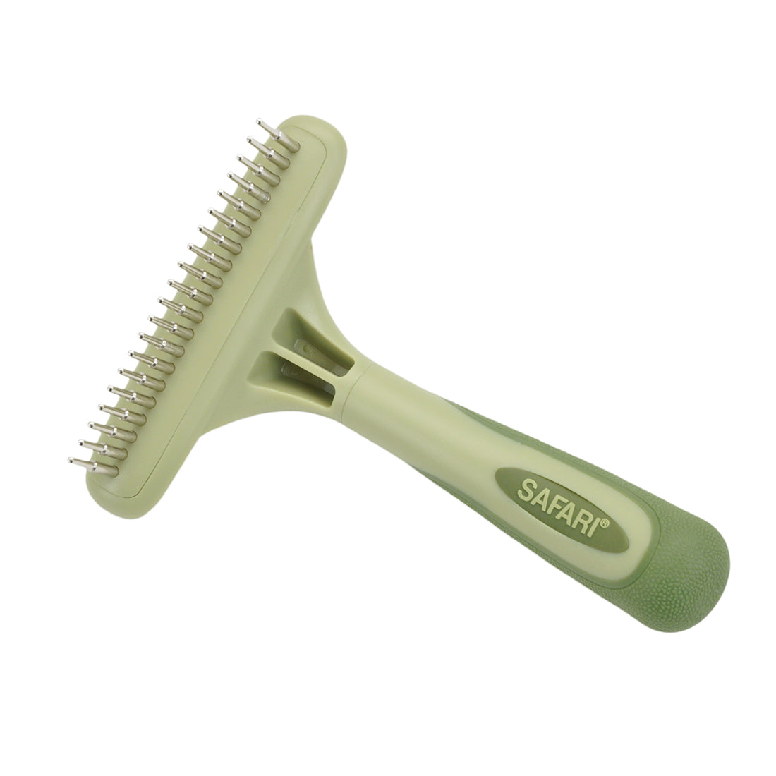 Coastal Safari Single Row Dog Grooming Undercoat Dematting Rake Medium