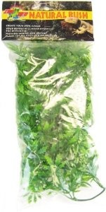 Zoo Med Laboratories Cannabis Bush Naturalistic Plastic Plant Terrarium Décor Medium - 18 Inch