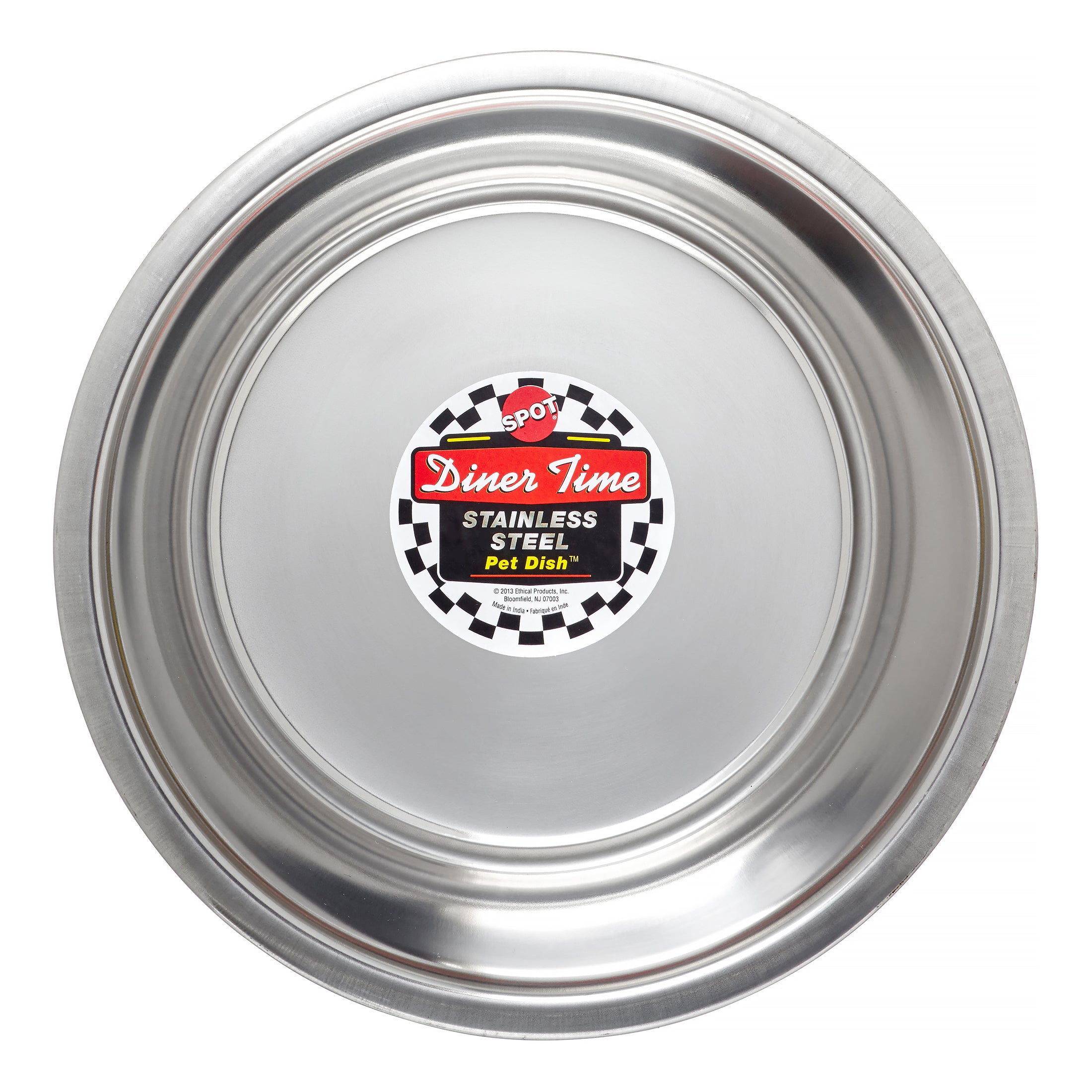 Ethical SPOT Stainless Steel Mirror Finish Dog Bowl Dish Large - 3 Quarts