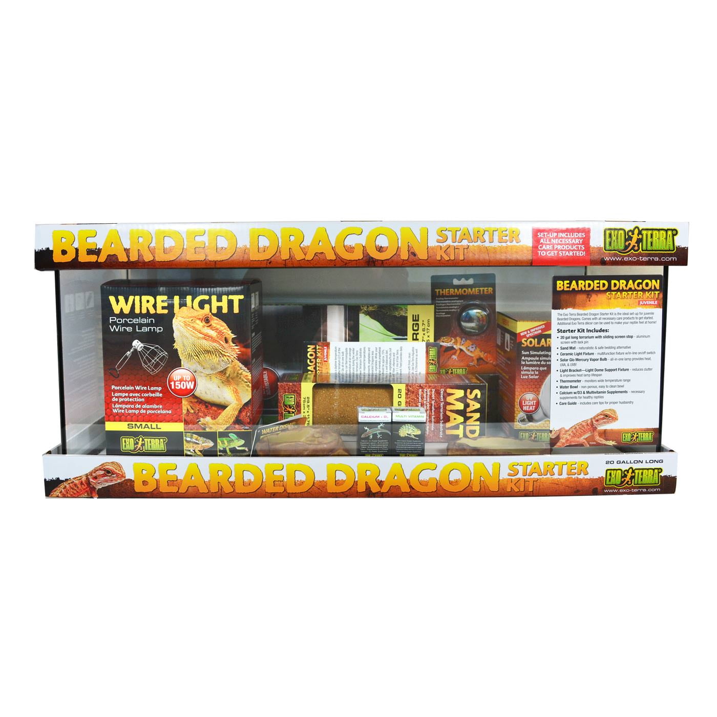 Exo Terra Bearded Dragon Starter Kit - 20 Gallon
