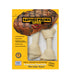 Savory Prime American Rawhide Beef-Hide Supreme Knotted Bone Natural Dog Chews - White - 6-7 Inch - 2 Pack Default Title