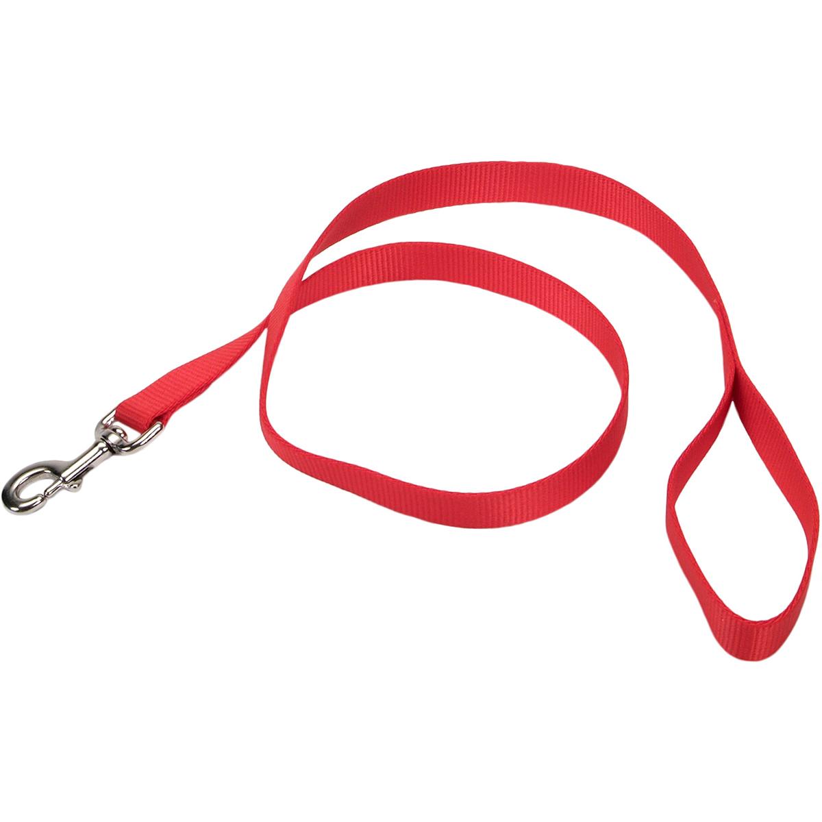 Coastal Single Ply Nylon Dog Leash Red L:72 X W:1 Inch