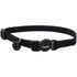 Coastal Safe Cat Breakaway Nylon Cat Collar with Bells - L:8-12 X W:3/8 Inch Black